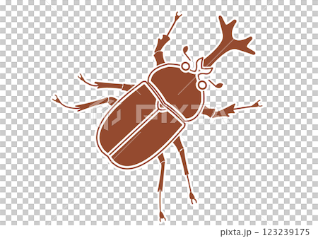 カブトムシ beetle カブトムシ beetle 123239175