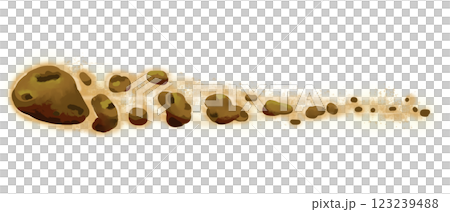 Digital Illustration of a Comet in Space Magic Neon Skill Illustration 123239488