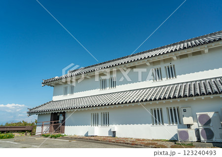 熊本県天草郡苓北町 天然の要害である富岡城にある苓北町歴史資料館 熊本県天草郡苓北町 天然の要害である富岡城にある苓北町歴史資料館 123240493