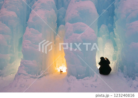支笏湖氷濤まつり　冬の祭典 123240816