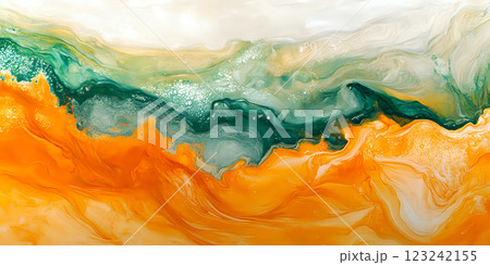 Abstract liquid photography featuring contrasting colors in fluid dynamics Abstract liquid photography featuring contrasting colors in fluid dynamics 123242155