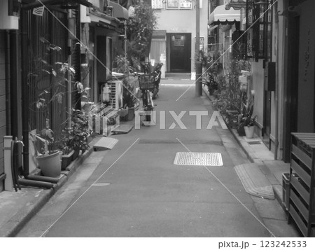 懐かしい昭和の懐かしいレトロな町並み 懐かしい昭和の懐かしいレトロな町並み 123242533