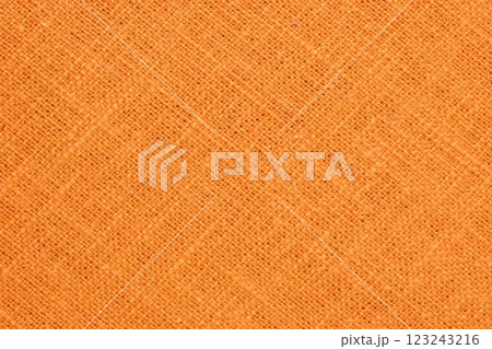 orange hemp viscose natural fabric cloth color, sackcloth rough texture of textile fashion 123243216