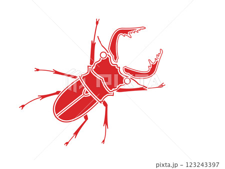 ノコギリクワガタ　Stag beetle 123243397