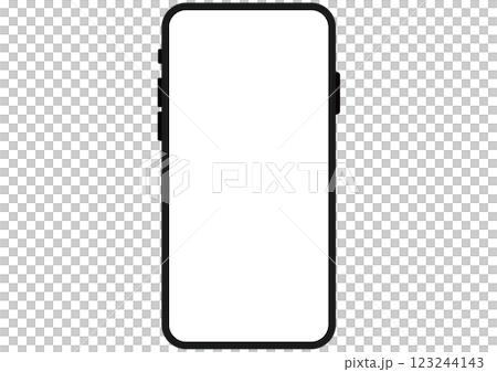 Smartphone, smartphone, main unit, icon, search, mobile phone, pictogram, telephone, communication device, SNS, mobile, 123244143