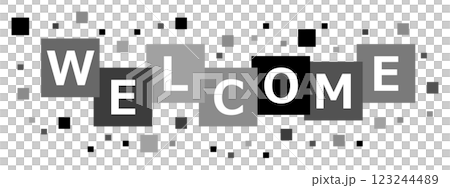 歓迎の気持ちと挨拶を英語で記入したイラスト 歓迎の気持ちと挨拶を英語で記入したイラスト 123244489