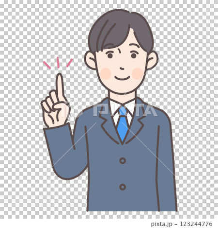 Pointing male office worker 03 Pointing male office worker 03 123244776