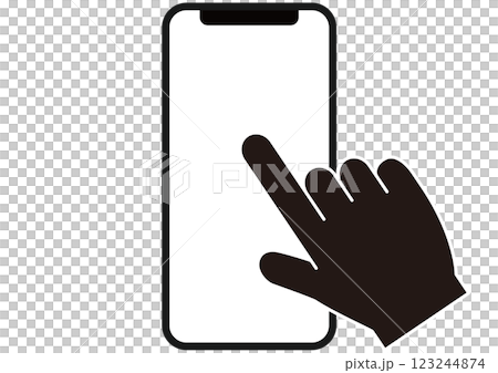 クリック,チェック,タッチ,スマホ,スマートフォン,指,手,操作,アイコン,シンプル,フラット,透過 クリック,チェック,タッチ,スマホ,スマートフォン,指,手,操作,アイコン,シンプル,フラット,透過 123244874