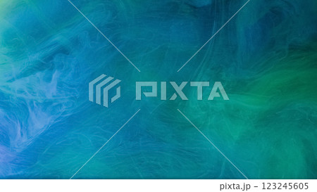 Glow fog. Paint color cloud. Defocused blue green haze ink mist texture vapor liquid sparkle water flow on abstract light background. Glow fog. Paint color cloud. Defocused blue green haze ink mist texture vapor liquid sparkle water flow on abstract light background. 123245605