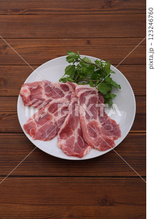 豚肉 豚肉 123246760