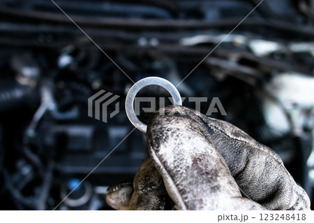 Flat washer or metal washer 123248418