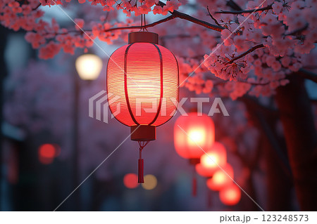 春の桜祭り – Spring Cherry Blossom Festival 123248573