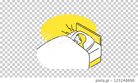 Sleep: Woman grinding her teeth and snoring 123248690