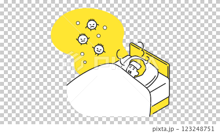 睡眠：一位老人發燒臥床不起 123248751