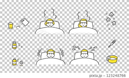 睡眠：各年齡層患病臥床人員的設定和變化 123248766