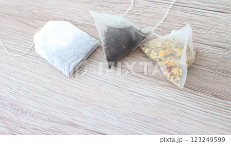 色々な種類のティーバック 123249599