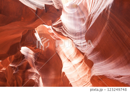 The interior of Antelope canyon The interior of Antelope canyon 123249748