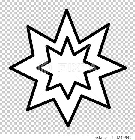 爆発したときに出る火花 爆発したときに出る火花 123249949