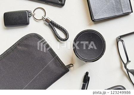 白背景の上のBluetoothスピーカー 白背景の上のBluetoothスピーカー 123249986