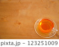 テーブルの上の紅茶（右下） 123251009