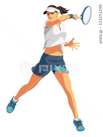 女子テニス選手 123251249