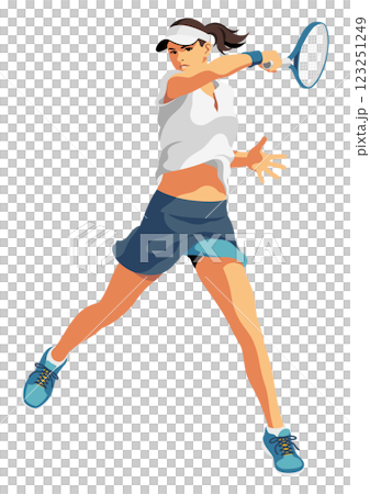 女子テニス選手 123251249