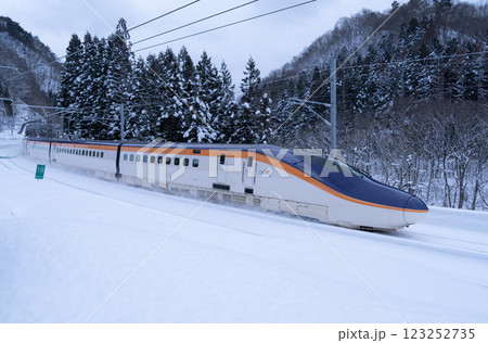 E8系新幹線　冬 123252735