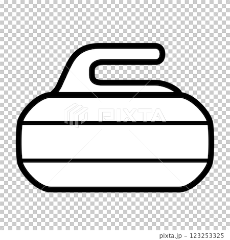 カーリングのアイコン 123253325