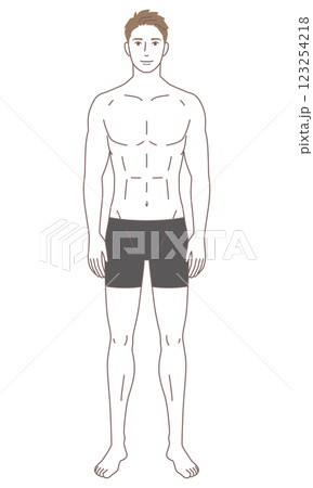 男性 体型 骨格モデル 男性 体型 骨格モデル 123254218