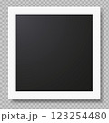 Empty white picture frame mockup template 123254480