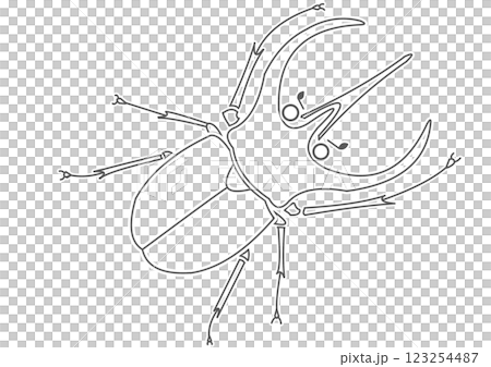 高加索甲蟲透明 高加索甲蟲透明 123254487
