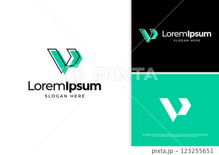 Modern letter P construction tech logo vector design template Modern letter P construction tech logo vector design template 123255651