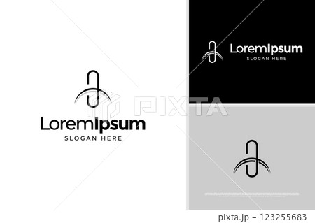 Elegant bridge construction logo vector design template 123255683