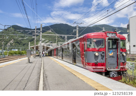 しなの鉄道線坂城駅の115系電車 しなの鉄道線坂城駅の115系電車 123258139