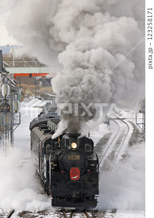 SL冬の湿原号 釧網本線 SL列車 蒸気機関車 C11 171 SL冬の湿原号 釧網本線 SL列車 蒸気機関車 C11 171 123258171