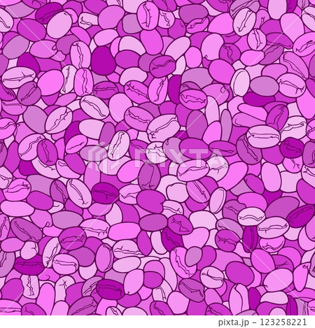 Seamless wallpaper of abstract lines. Background with an endless pattern of coffee beans. Seamless wallpaper of abstract lines. Background with an endless pattern of coffee beans. 123258221