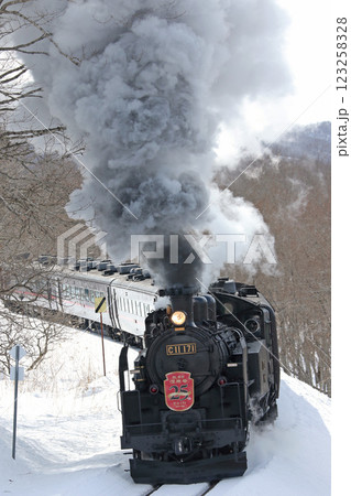 25周年を迎えたSL冬の湿原号 釧網本線 SL列車 蒸気機関車 C11 171 25周年を迎えたSL冬の湿原号 釧網本線 SL列車 蒸気機関車 C11 171 123258328