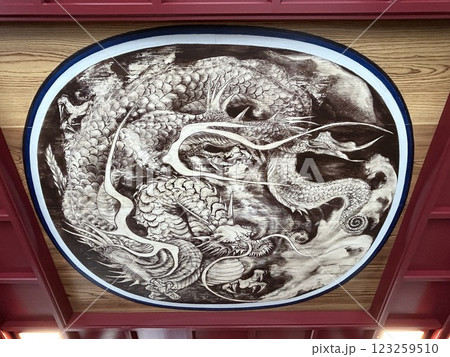九頭竜神社 龍神画 九頭竜神社 龍神画 123259510