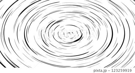 Concentric lines on white bg as a manga spin vector illustration Concentric lines on white bg as a manga spin vector illustration 123259919
