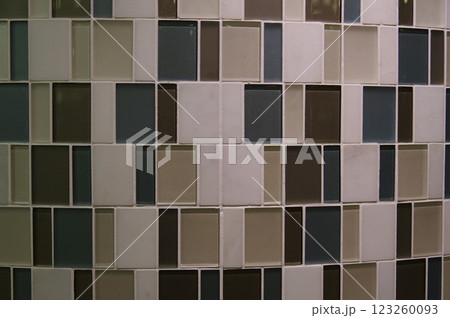 タイルモザイクシートモダンカラー1 123260093