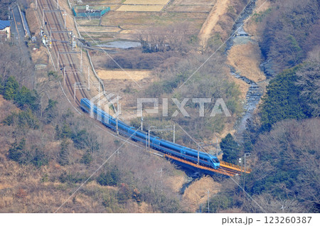 小田急小田原線　渋沢－新松田　小田急　60000形　MSE　はこね　あさぎり 123260387