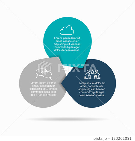 Infographic design template with place for your data. Vector illustration. 123261051