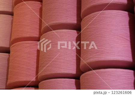 「愛媛県今治市」タオル産業 123261606