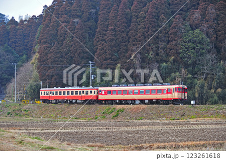 いすみ鉄道 上総東-西大原 キハ52-125+キハ28-2346 いすみ鉄道 上総東-西大原 キハ52-125+キハ28-2346 123261618