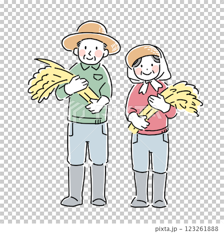 農家のイラスト 123261888