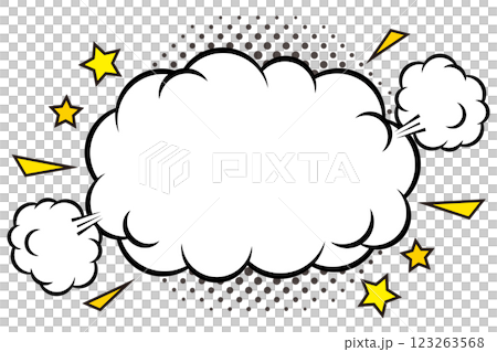 American comic book style pop speech bubble illustration 123263568