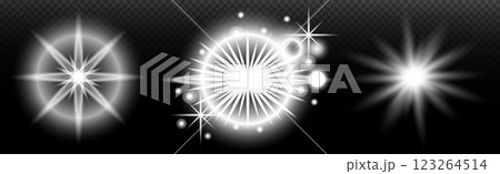 glowing light effect on transparent background 123264514