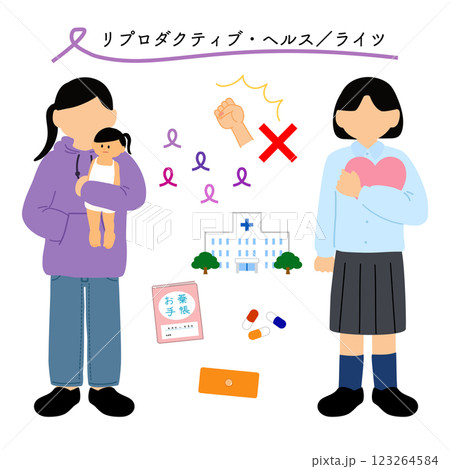 リプロダクティブ・ヘルス/ライツのイラスト リプロダクティブ・ヘルス/ライツのイラスト 123264584