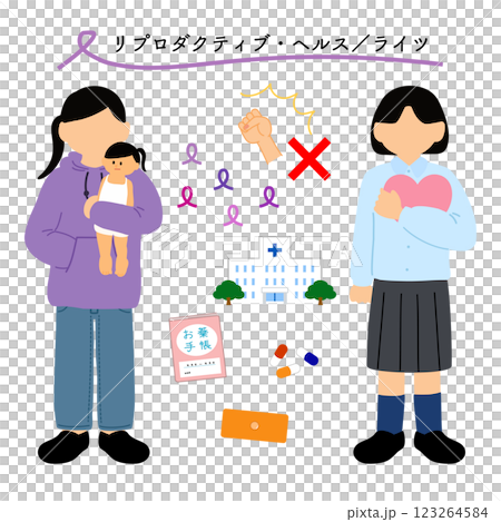 生殖健康/權利插圖 123264584