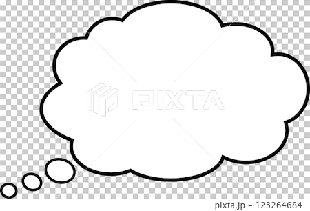 アニメの吹き出し アニメの吹き出し 123264684